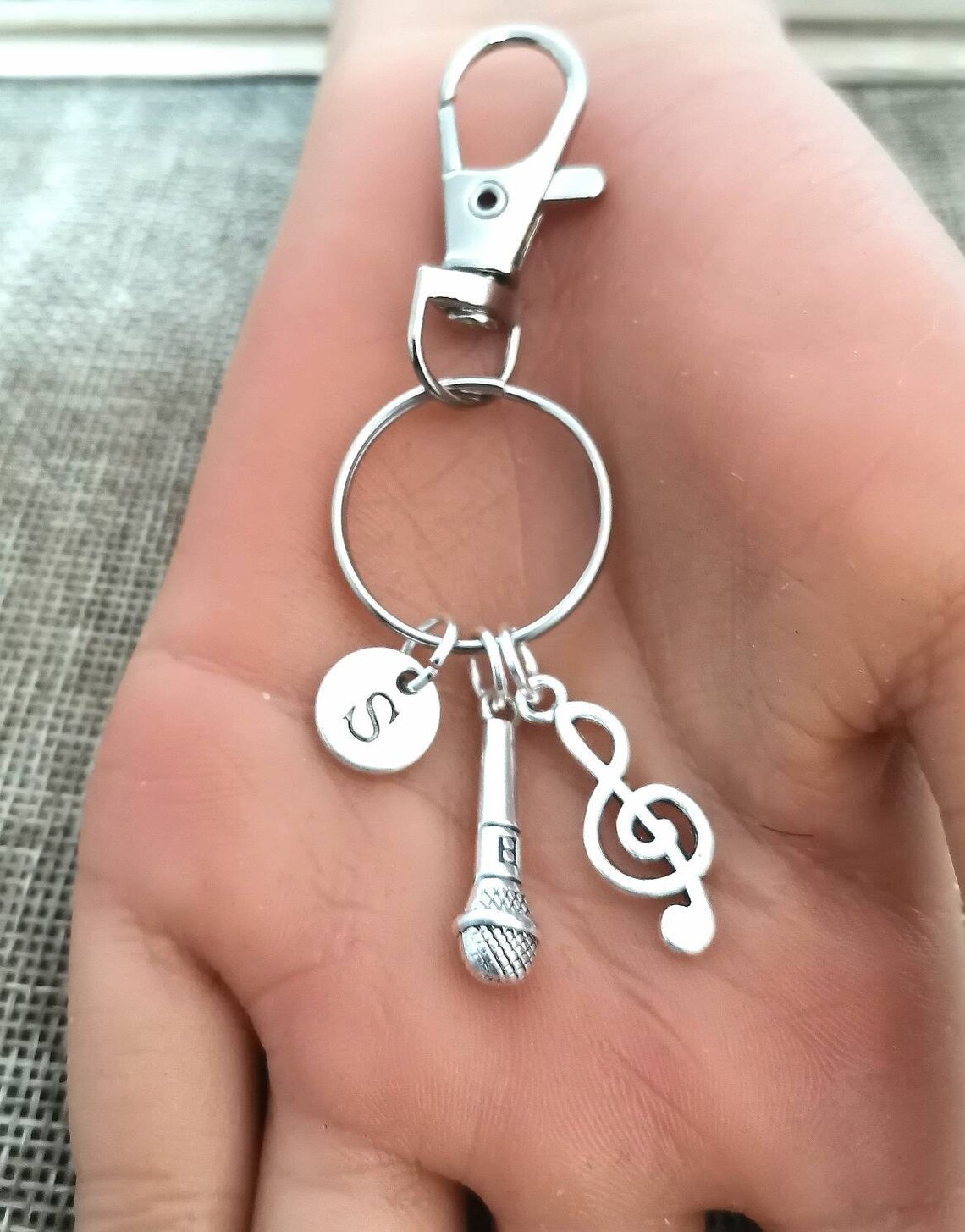 Singer Keychain Gift for Singer, Singer Gift, Singer Keyring, Singer Keychain, Mens ...