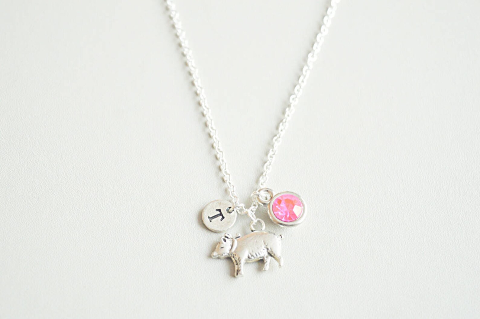 Pig Jewellery Pig Necklace Pig Gifts Pork Pig charm | Etsy