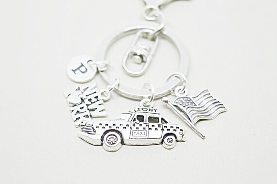 New York Keychain, New York Gift, New York Keyring, America Gifts, New York, America Gift, America Keychain, USA Gift,USA Keyring,Big Apple