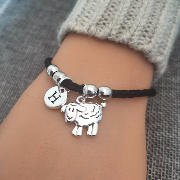 Cadeaux moutons, bracelet mouton, joli bracelet, bijoux moutons, amoureux des moutons, breloque mouton, amoureux des animaux, meilleur ami, hommes, garçons, filles, enfants