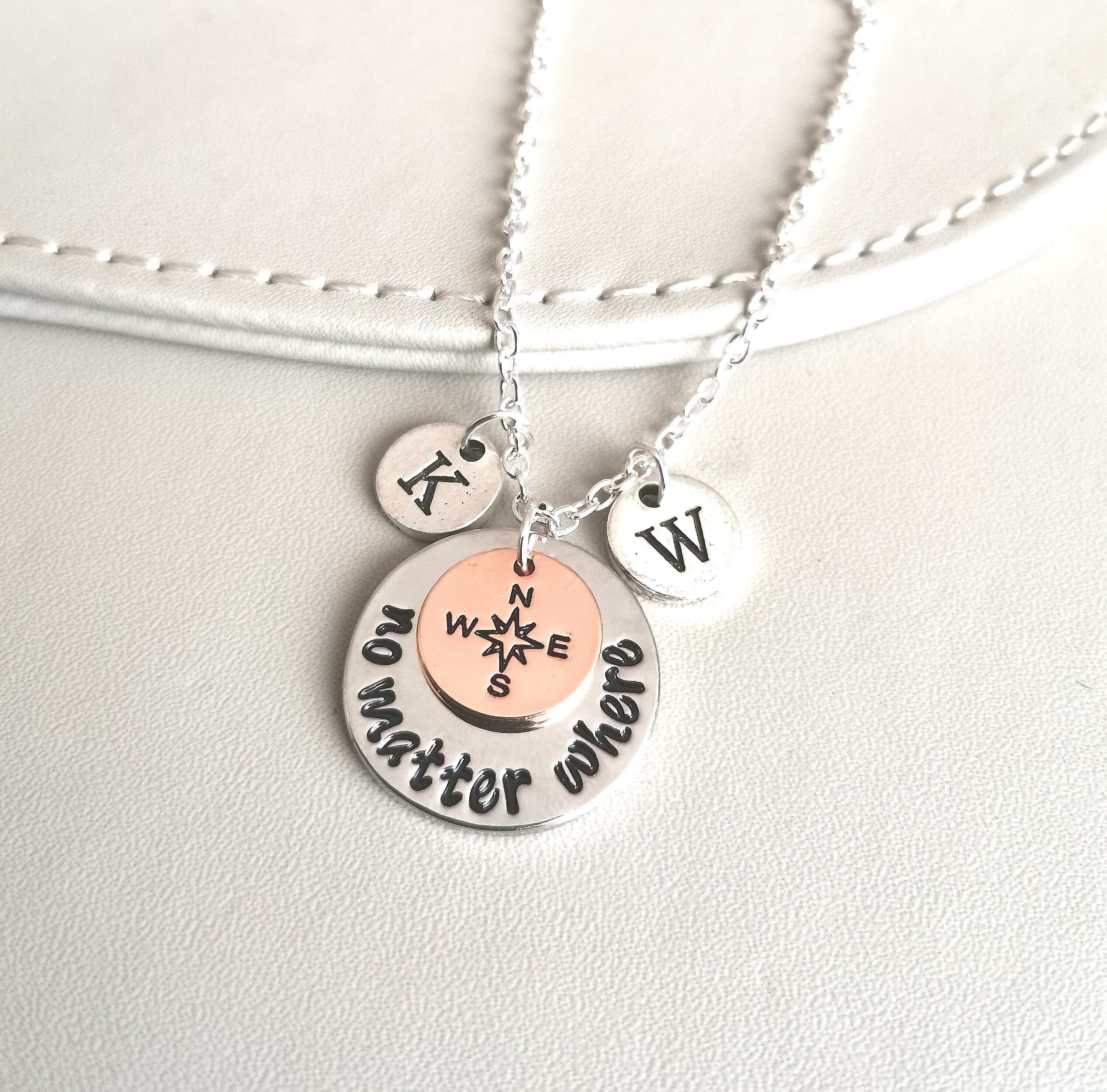 Long distance on sale friendship necklace