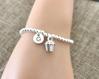 Gift for baker, Baking gifts, baker bracelet, baker gift, baker gifts, gifts baking, chef necklace, pastry chef, cooking gifts,cupcake