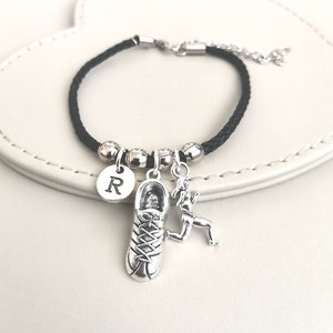 Pulsera del corredor, Regalos del corredor, Joyas para correr, Pulsera para correr, Pulsera para correr, Regalo para maratón, 5k, 10k, Sprinter, Atletismo, Distante