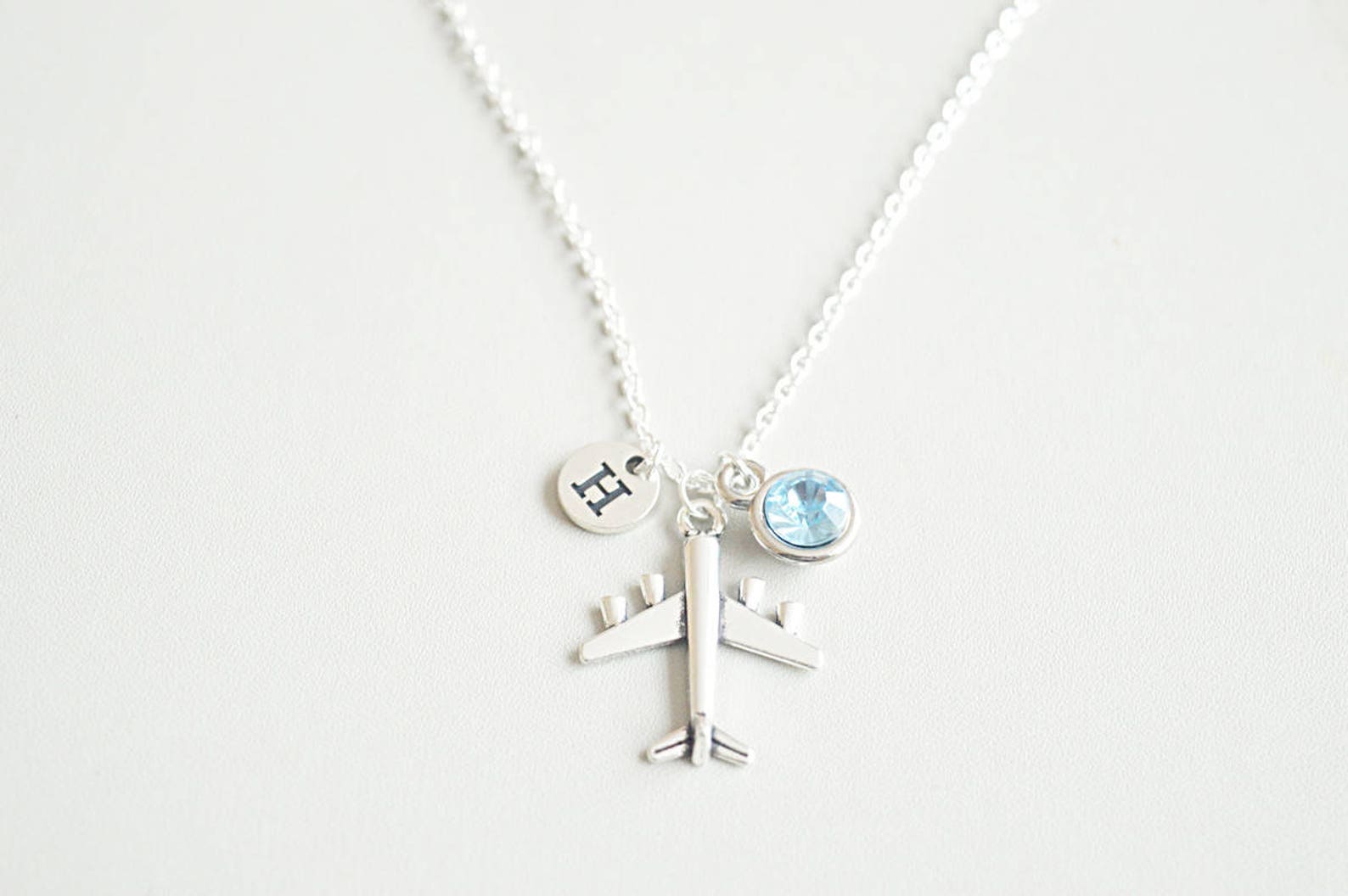 Plane Jewellery Aeroplane Necklace Airplane Gifts Airplane Etsy