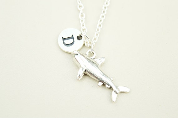 Shark Necklace, Shark Gift, Shark Jewelry, Shark Charm Necklace, Silver Shark, Shark Pendant, Shark Charm, Shark Lover, Surfer, Surfing Gift