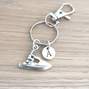 Jet Ski Sleutelhanger, Jet Ski Geschenken, Jet Ski Sleutelhanger, Jet Skiën Geschenken, Sneeuwscooter Armband, Watersporten, Strand, Sneeuw, Mens, Motor slee, Winter