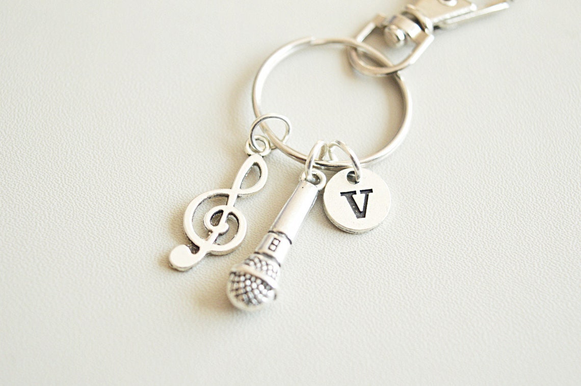 Gift for Singer Singer Gift Singer Keyring Singer Keychain | Etsy