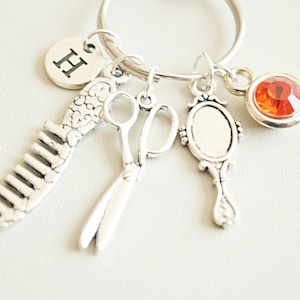 Hair dresser gift, Hair stylist gift, Gift for hairdresser, Regalo per parrucchiere, beautician gift, Hairstylist gift, Keychain, Keyring