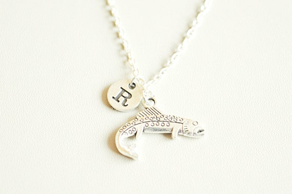 Fish Necklace, Fish Jewelry, Fish Gifts, Fishing Necklace, Fishermen Gift, Fishing Charm, Personalized gift, Initial, Unique, Animal, Fish