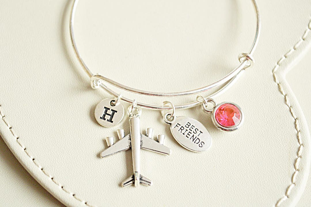Jewellery for Friend Flight Attendant Gift Airplane Charm Etsy UK