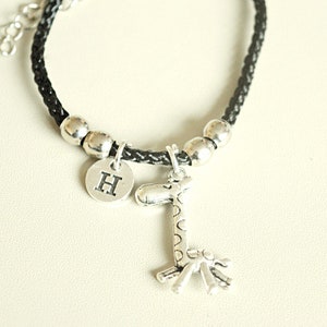 Bracelet girafe, Cadeaux Girafe, Bijoux Girafe, Bracelet Cordon Girafe, Éventail Girafe, Enfants, Enfants, Femmes, Hommes, Animal, Amoureux des girafes