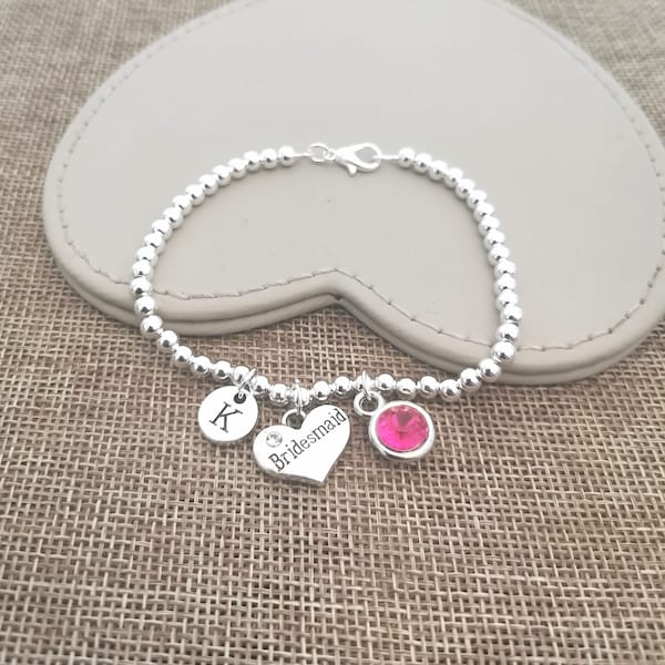 Personalised Bridesmaid Gifts,Brautjungfer Armbänder,Bridesmad Bangles,Brautjungfer Armreifen,Personalisiert,Satz von,Set of 2 3 4 5 6 7 8,