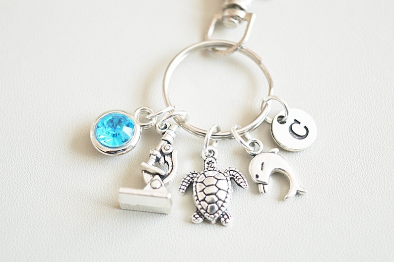 Marine Biologist Gift Marine Biology Keychain Marine Biology Etsy