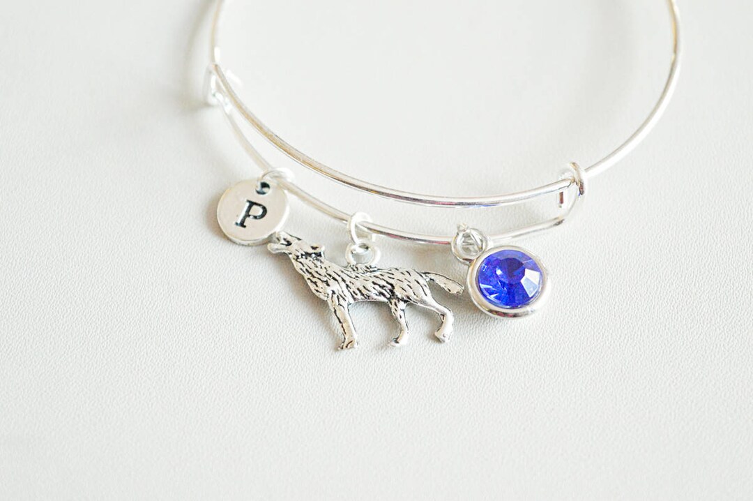 Wolf Bangle, Fox Bangle, Wolf Bracelet, Fox Bracelet, Animal Bangle ...