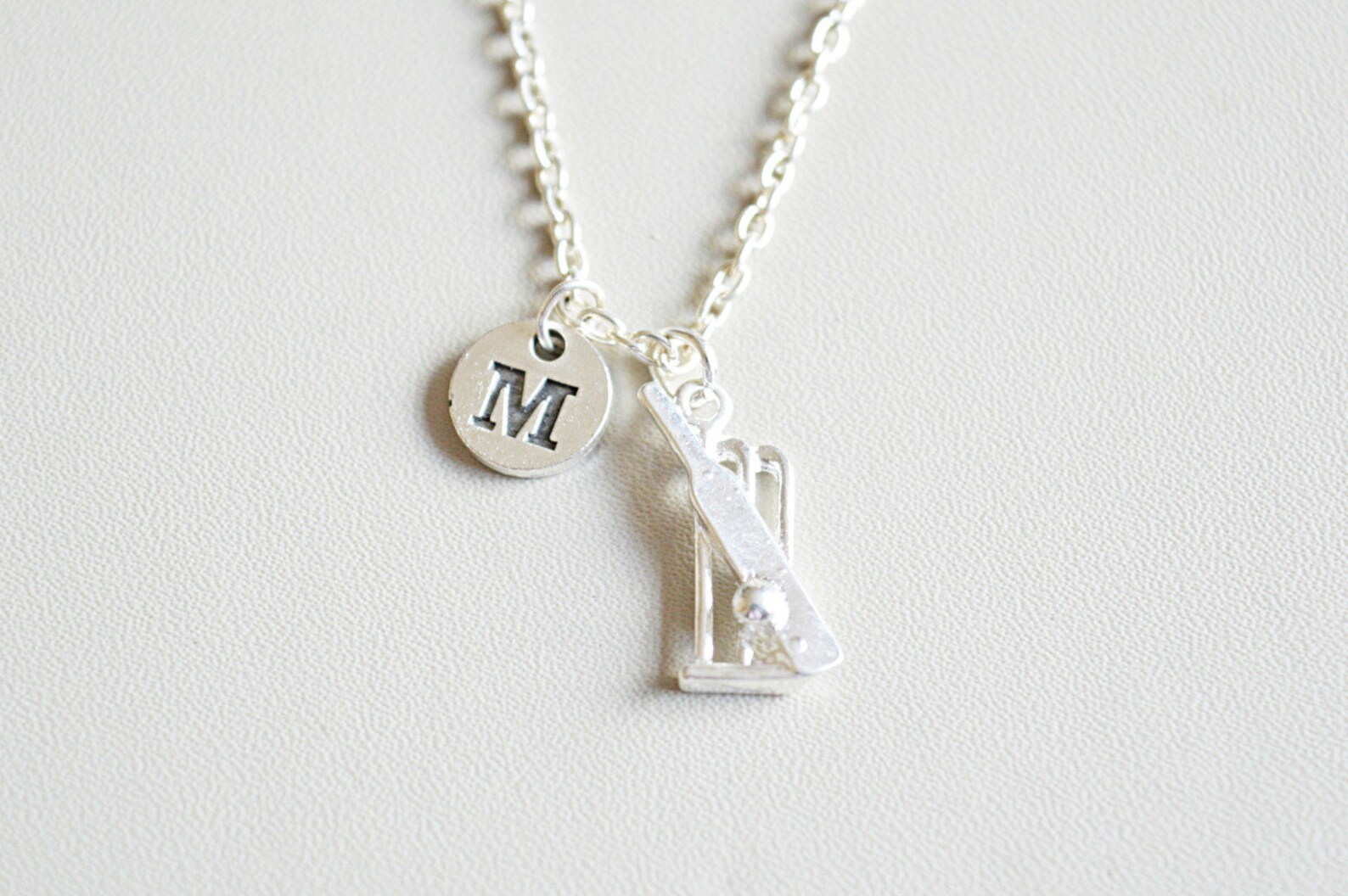 Cricket Necklace Cricketer Necklace Cricket Player Gift Etsy