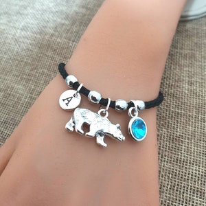Bear Bracelet, Bear Bracelet Women , Bear Gift, Bear Jewellery, Bear Gifts for Her, Bear Friendship, Personalised Bear, Bear Charm