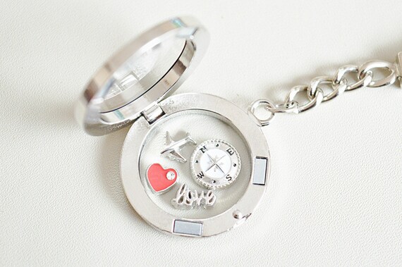Long Distance Relationship Gift,Disctance Relationship Locket,Compass Memory Locket,Long Distance Friendship,Best friend,Personalised Locket