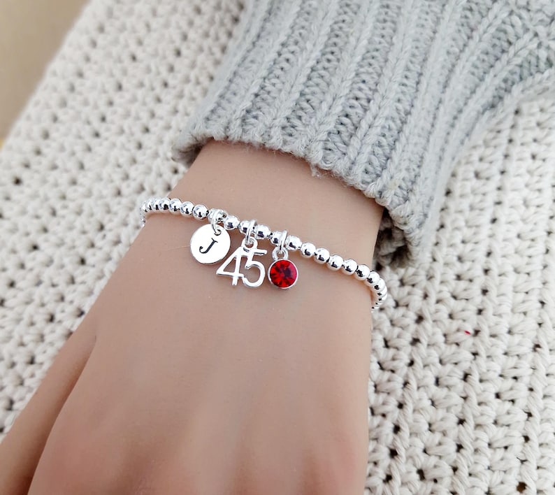 45th birthday bracelet