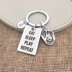 Softball-Schlüsselanhänger, Softball-Schlüsselanhänger, Softball-Coach, Softball-Schmuck, Softball-Charm, Softball-Charm, Softball-Geschenke für sie