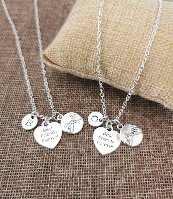 Unisex 3 Best Friends Forever Three Part Friendship BFF Necklace –  Klassywear