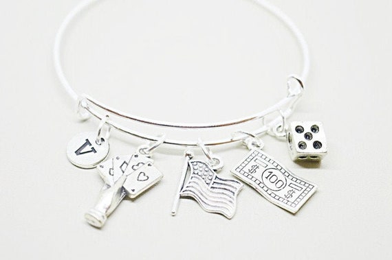 Las Vegas Gift, Vegas Bracelet, Las Vegas Bracelet, Las Vegas Jewelry, Bracelet Vegas, Las Vegas Trip, Tourist, USA, Gambling,Lottery,Poker