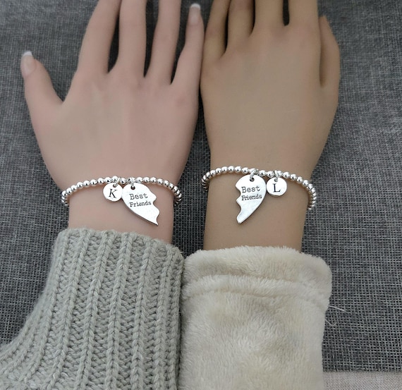 Best friend bracelets, Best friend bracelet for 2 , Friendship bracelets, Best friend gifts, Personalised friendship bracelets, Friends set
