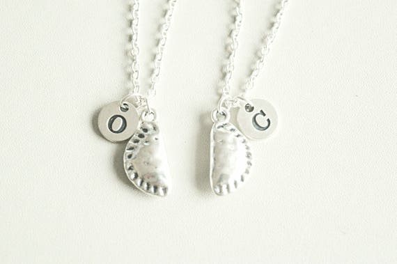 Food charm necklace, 2 3 4 5 6 7 8 Best friend necklace, bff necklace, friend necklace, friendship jewelry, Pie, Pizza, Pastry, Pasty, Set