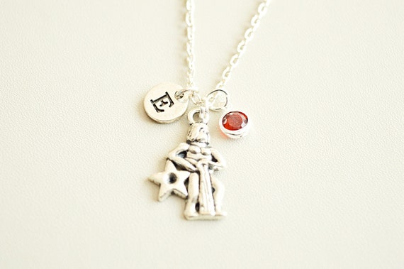 Aquarius Necklace, Aquarius Charm gift, Aquarius Jewelry, Aquarius gift, Aquarius Zodiac Necklace, January, February, Birthday gift idea