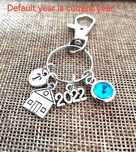 Housewarming gift, new home keyring, house keyring, new home keychain, home keychain, new home gift, home gift,first home keyring,first home