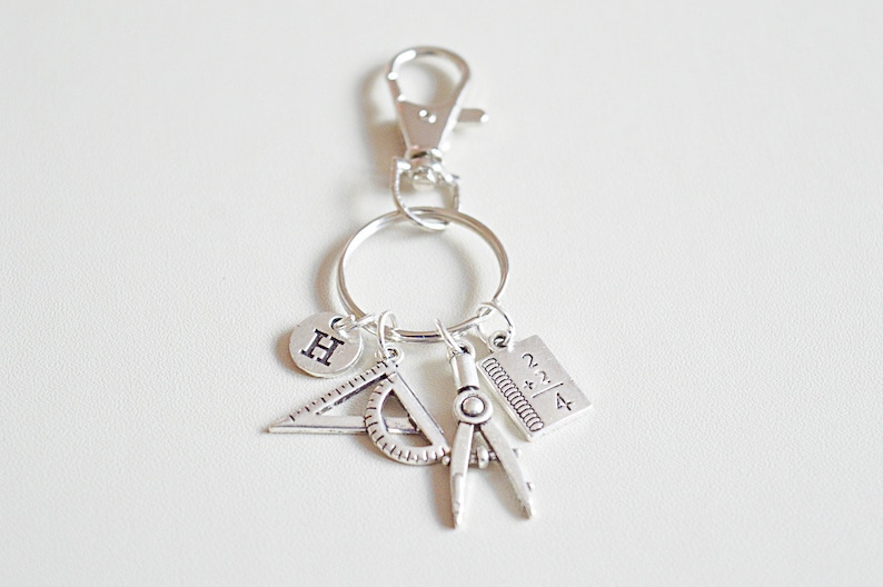 Mathematics Gift Mathematics student gift Engineering student Maths graduation Maths gift for her Engineer Keyring Maths Teacher gift