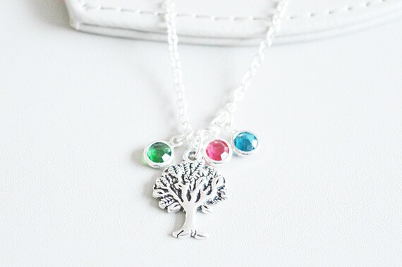 Family Tree Necklace, Mom Necklace, Sisters Gifts, Grandmother Necklace, Family Gifts, Wife Necklace, Gift for Women, Tree, Grandmother
