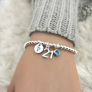 21 birthday gift for her, 21st birthday gift for her, 21st birthday present, 21st birthday bracelet,21st birthday gift,21st birthday jewelry