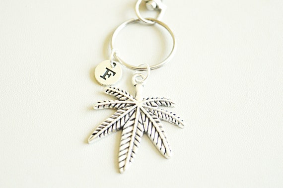 Cannabis Keychain, Cannabis Keyring, Pot Leaf Gift, Pot Keychain, Weed Keychain, Weed Gifts, Marijuana , Smoker Gift, Hippie, Rasta,Smoking