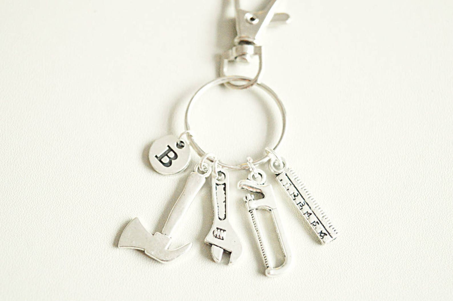 Handyman Gift, Builder Gift, Handyman Keyring, Wrench Key Chain ...