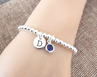 September birthstone bracelet, september gifts , blue sapphire , Bracelet for women, gifts for women, gift for her, birthstone bracelet