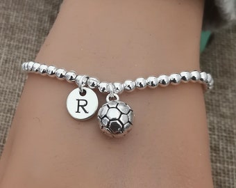 Fußball Armband, Fußball Armband, Fußball Mutter Geschenk, Fußball Fan Geschenk, Sport Halskette, Fußball Schmuck, Fußball Schmuck, Fußballmannschaft