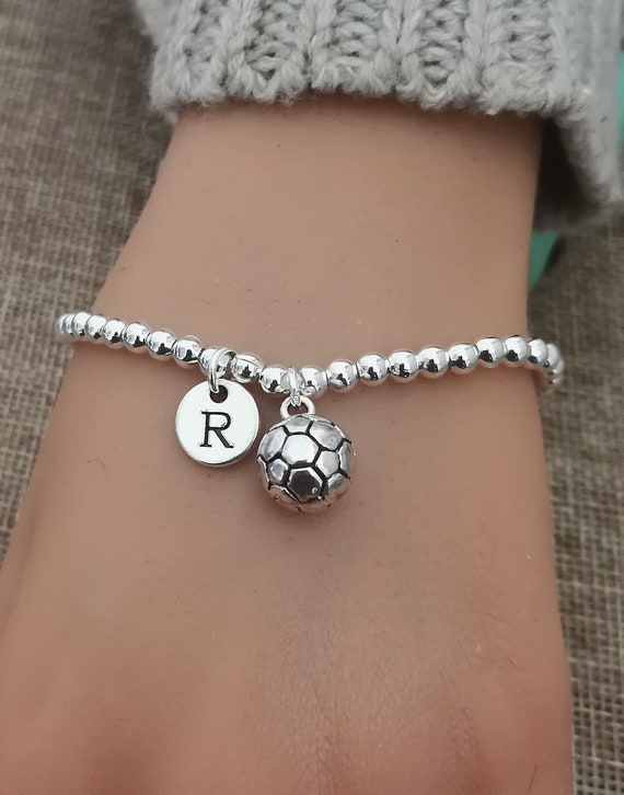 Football Bracelet, Soccer Bracelet, Soccer mom Gift, Football Fan gift, Sports necklace, Soccer Jewellery, Football Jewellery, Football Team