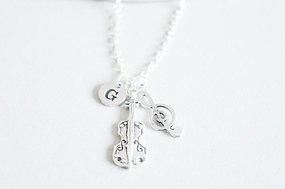 Violin Gifts, Violin Necklace, Violin Jewelry, Violinist, Violinist Gift, Gifts for Musicians,Musician Gift,Music Lover Gift, Music Jewelry