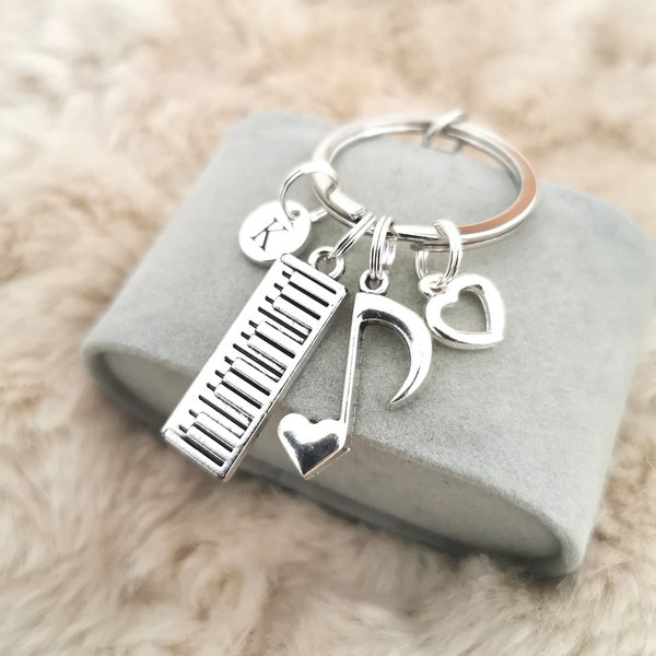 Piano teacher gift, Piano teacher Keychain, Music Teacher Keyring, Piano Keychain, Piano Keyring, Piano students,Musical, Pianist, Music