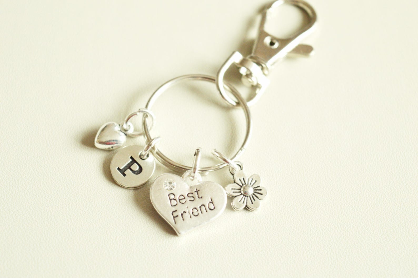 Best Friend Keychain, Best Friend Keyring, Personalized Gifts for Best ...
