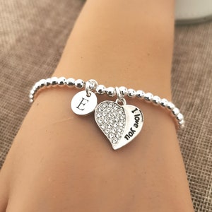 Bracciale Swarovski per le donne Gioielli in argento fatto a mano Bracciale flessibile regalo per i suoi gioielli di cristallo Regali di Natale cz Pierre Lorren Cipro - Italia