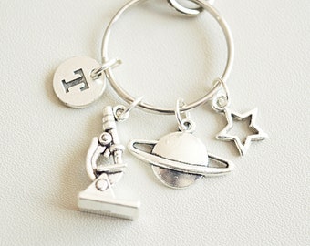 Science Gift, Science Teacher gift, Science student gift, Science gift for her, Science Key ring, Science gift for him, Scientist gift