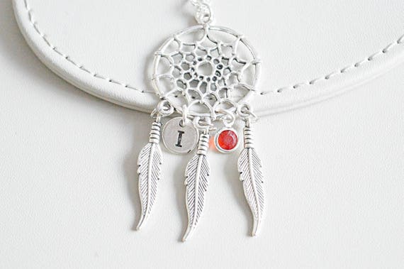 Dream catcher, Dream catcher charm, Dream catcher necklace,hippy Necklace, boho pendant, feather necklace ,feather charm, Ethnic, Bohemian