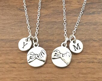 Best friend Necklace, Best Friend Gift, Friendship Necklace set, Best Friends gift, Heart Necklace, 2 bff necklace, Matching, Halves