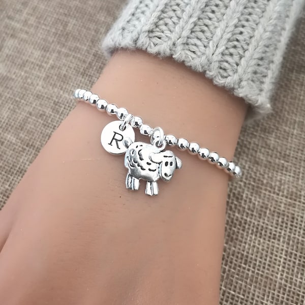 Cadeaux de mouton pour elle, bracelet de mouton, bracelet de mouton femmes, bijoux de mouton, amoureux de mouton, charme de mouton, agneau, cadeaux d'agneau pour elle