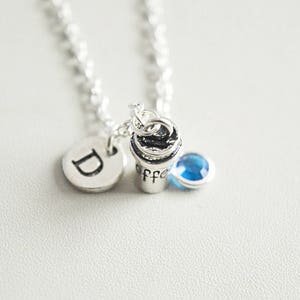 Coffee necklace, Coffee charm, Coffee jewelry, Coffee Gift, Coffee lover gift, Coffee lover, Birthday, Christmas, Coffee drinker, Italian