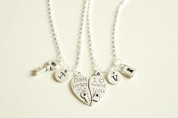 Long distance relationship, Boyfriend girlfriend necklace, Relationship necklace, Necklace for girlfriend, Couples necklace, Couples Gifts