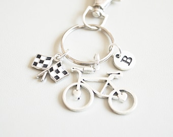 Cyclist Gift, Cyclist Keyring, Cyclist Keychain, Bicycle Gift, Bicycle KEychain, Bicycle Keyring, Cycalist Gifts for her, cycling, Biker,