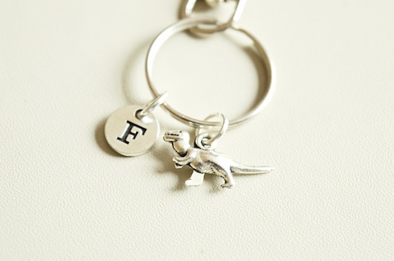 Dinosaur Gift, T Rex Gift, Dinosaur Keychain, Dinosaur Personalized, Dinosaur Keyring, T-Rex Keychain, T Rex Key Ring, Dino Gift, Dino Lover