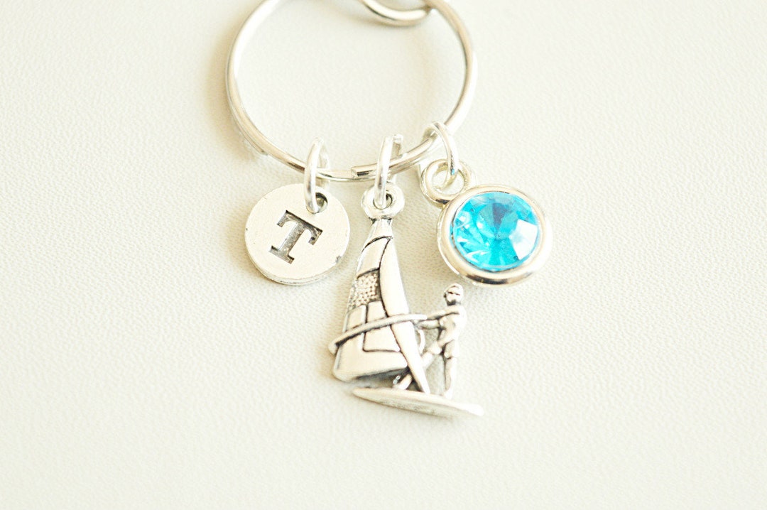 Sailing Keychain, Sailboat Keychain, Sailboat Keychain, Sailing Jewelry ...